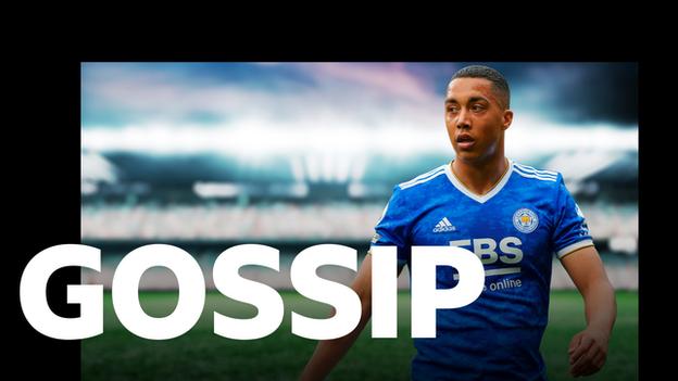 Youri Tielemans and the gossip logo