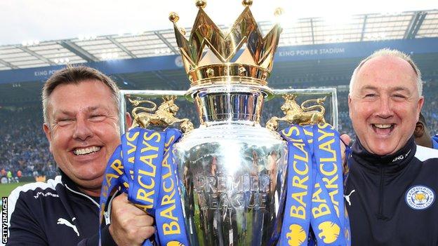 Craig Shakespeare and Steve Walsh