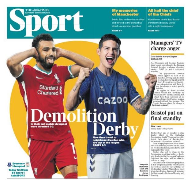 Saturday's back pages BBC Sport
