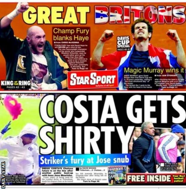 Daily Star back page