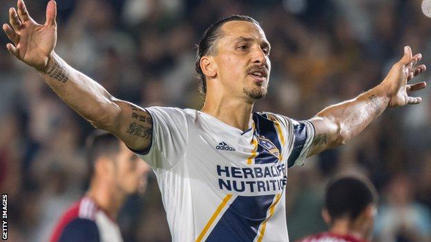 Ibrahimovic is in his second season in the MLS with LA Galaxy