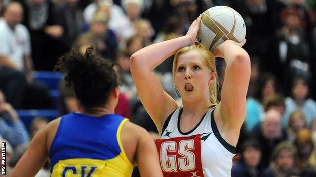 Wales goal-shooter Chelsea Lewis joined Team Bath from Celtic Dragons after the 2015 Netball World Cup