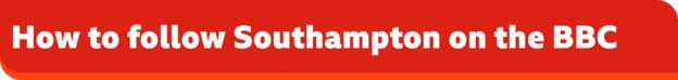 How to follow Southampton on the BBC banner?
