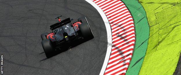 Fernando Alonso qualifies 14th on the grid for the Japanese Grand Prix