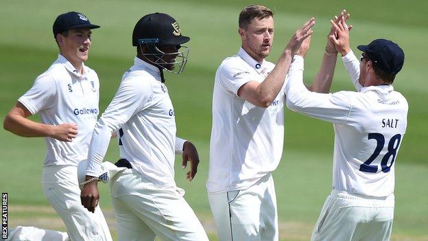 Ollie Robinson: Jason Gillespie says Sussex fast bowler is ...