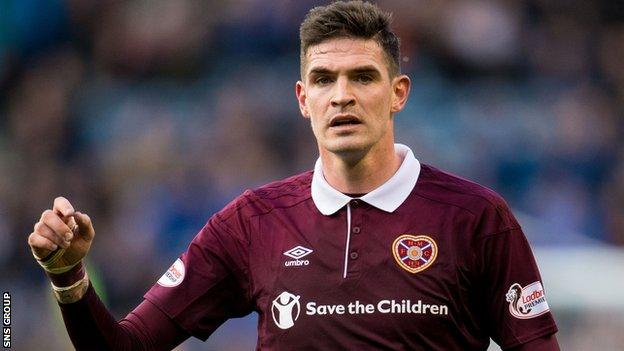 Kyle Lafferty was Hearts' top scorer last season with 19 goals