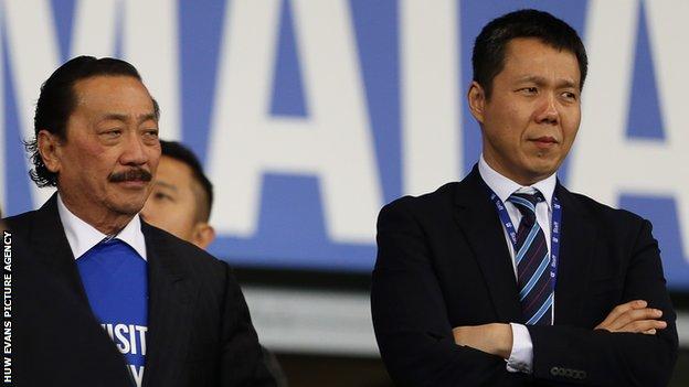 Vincent Tan (left) with Ken Choo