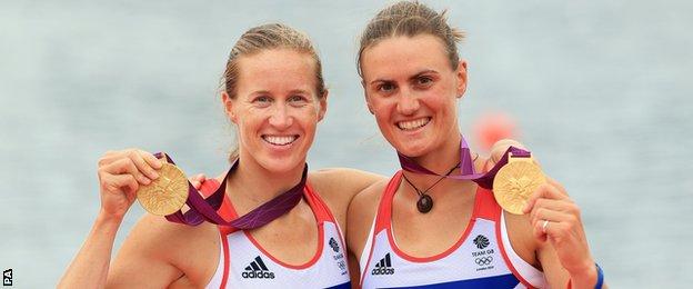 Helen Glover and Heather Stanning