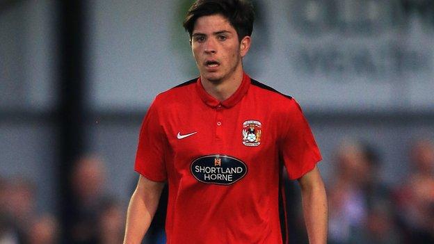 Wales-qualified Cian Harries is yet to make a first team appearance for Coventry City