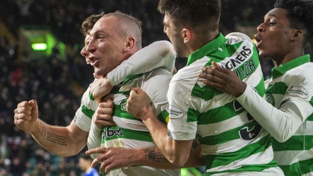 ‘He’s a modern-day great’ – Celtic boss Lennon hails captain Brown after late winner