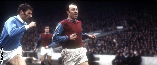 Jimmy Greaves for West Ham in 1970