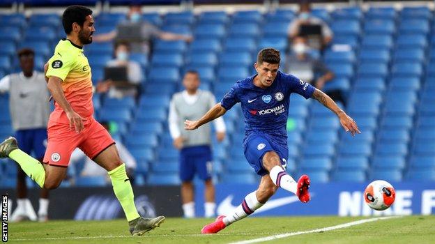 Christian Pulisic scores for Chelsea