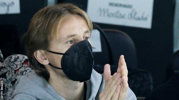 Luka Modric at the Davis Cup Finals