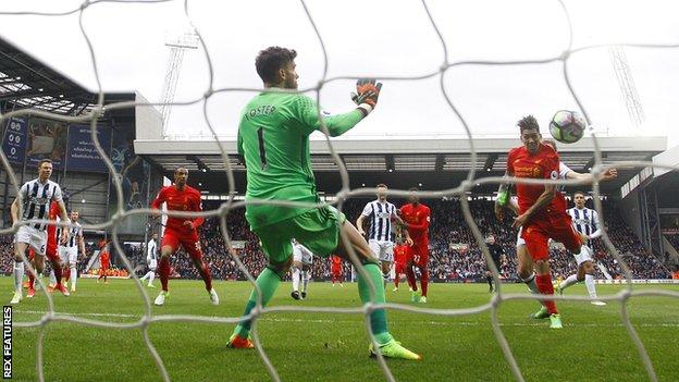 West Bromwich Albion 0 1 Liverpool Bbc Sport