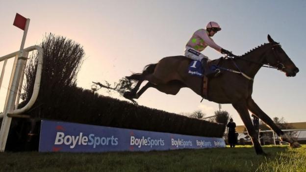 Douvan wins at Punchestown to stay on course for Cheltenham - BBC Sport