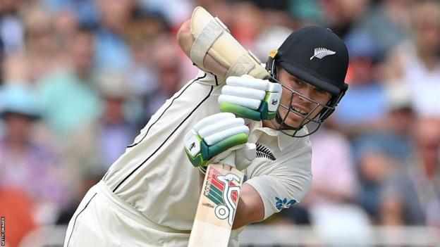 New Zealand's Michael Bracewell made his Test debut on the 2022 summer tour to England