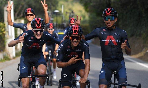 Ineos Grenadiers at the Tour de France