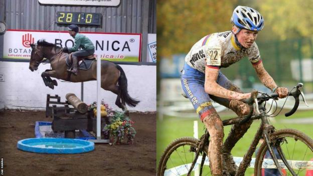Zak Hanna competed in horse riding and cycling when growing up - showing no interest in running