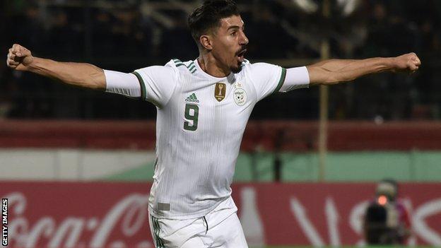 Algeria striker Baghdad Bounedjah