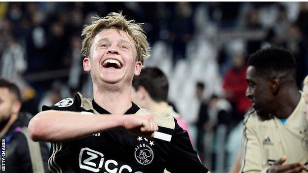 Ajax's Frenkie de Jong