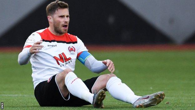 David Goodwillie previously played for Clyde from March 2017 until joining Raith Rovers in January