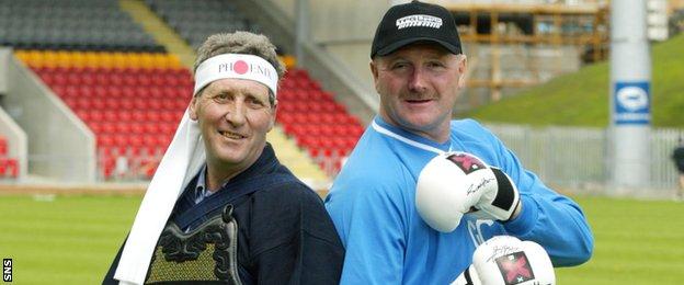 John Lambie and Gerry Collins