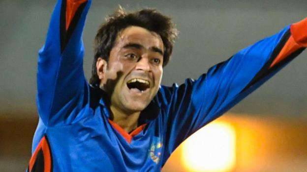 Rashid Khan: Afghanistan spinner takes 7-18 against West ... - 624 x 351 jpeg 24kB