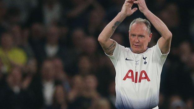 Paul Gascoigne among Spurs legends in final test game at Tottenham ...