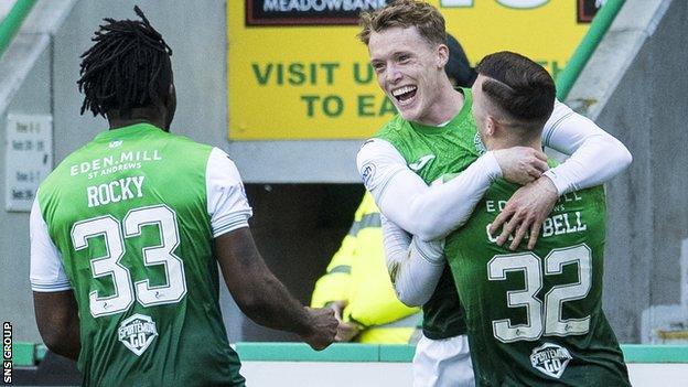 Hibs have failed to score in two home games since a double from Jake Doyle-Hayes against Ross County