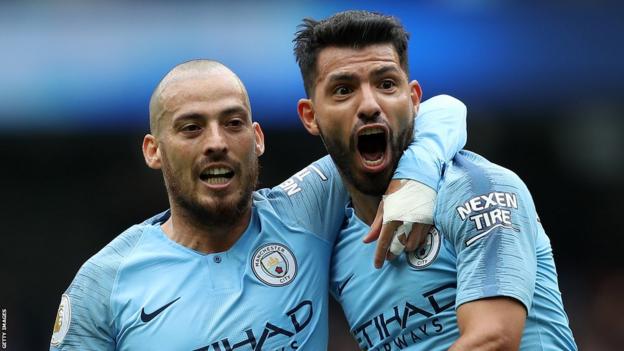 David Silva and Sergio Aguero