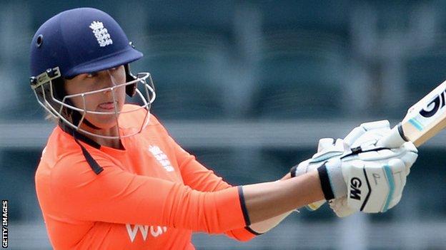 Jenny Gunn helped an England XI to a comfortable victory over Ireland at Sheikh Zayed Nursery Ground Two