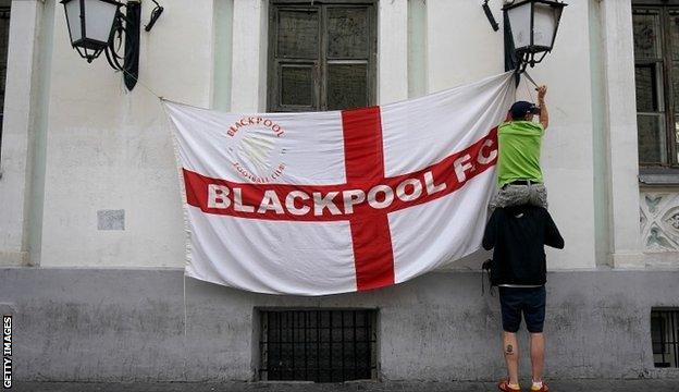 England fans in Moscow