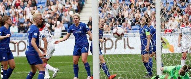 Lyon Feminines 2-1 Chelsea Women 