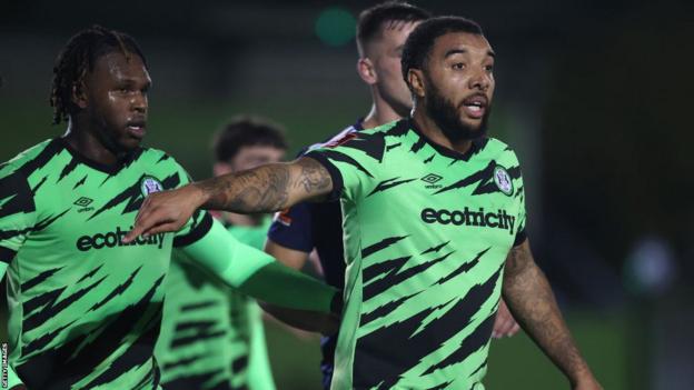 Troy Deeney playing for Forest Green