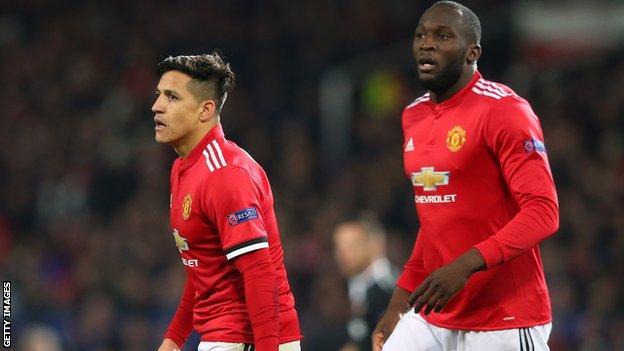 Romelu Lukaku and Alexis Sanchez