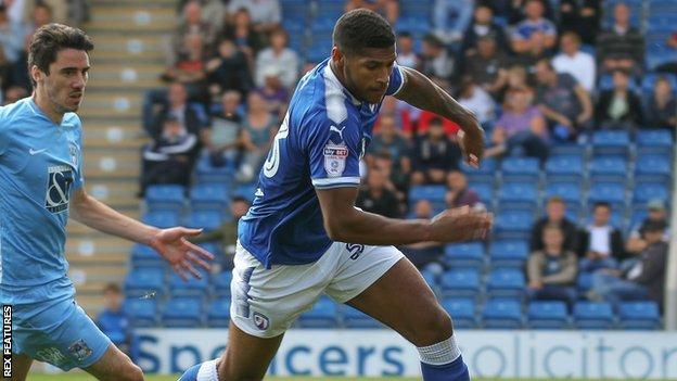 Zak Jules made six appearances for Vale's League Two rivals Chesterfield earlier this season before suffering a hamstring injury