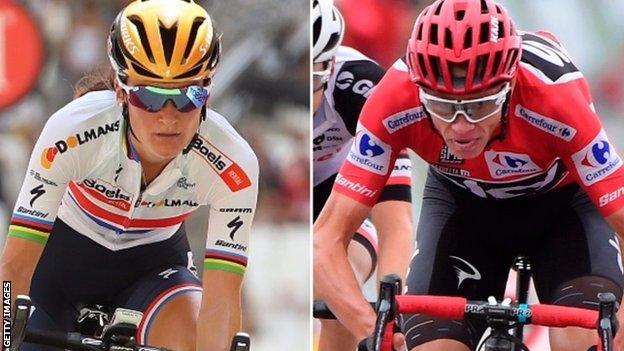 Lizzie Deignan and Chris Froome