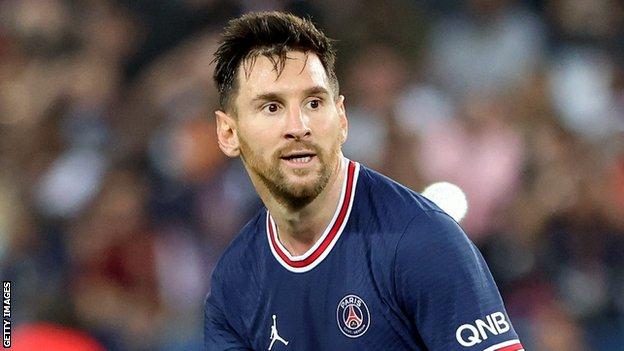 Messi is yet to score for PSG