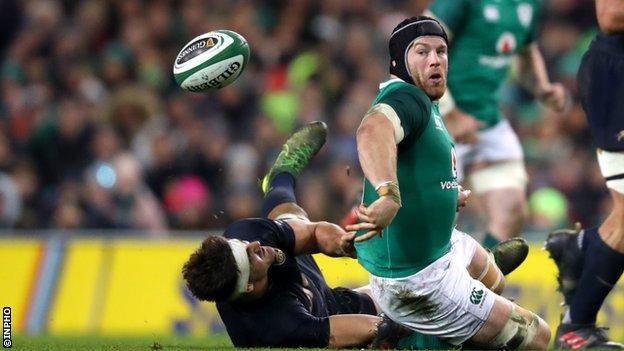 O'Brien started Ireland's Test matches against South Africa and Argentina in November