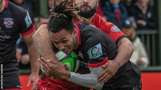 RFU Premiership Cup Jersey Reds v London Scottish - Pre-match