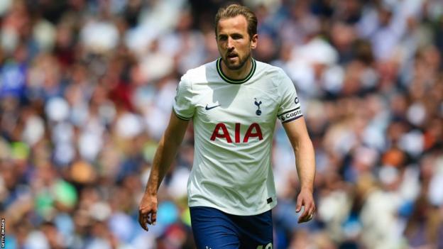 Harry Kane in action for Tottenham