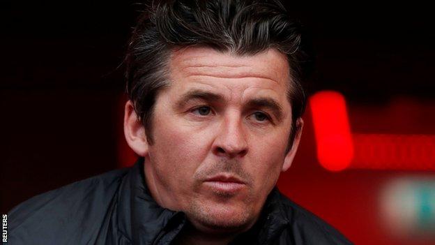 Fleetwood Town manager Joey Barton