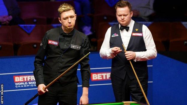 Kyren Wilson et Shaun Murphy.