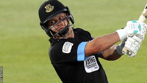 Craig Cachopa in action for Sussex