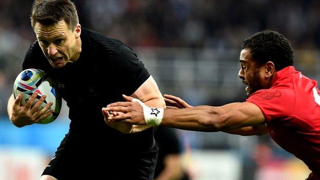 Rugby World Cup 2015: New Zealand 47-9 Tonga - BBC Sport