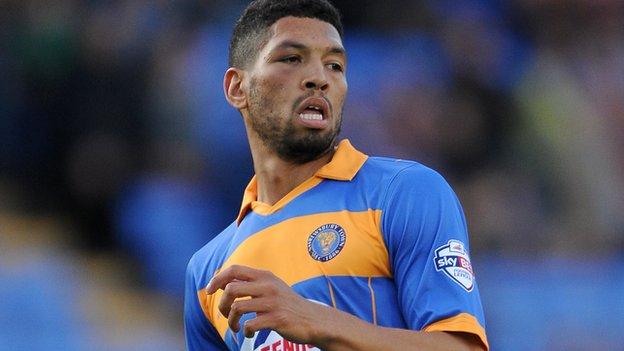 Shrewsbury Town defender Nat Knight-Percival