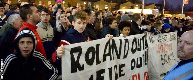 Charlton supporters