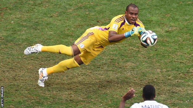 Nigeria goalkeeper Vincent Enyeama