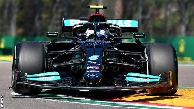 Emilia Romagna Grand Prix Bottas Top As Perez And Ocon Crash In First Practice c Sport