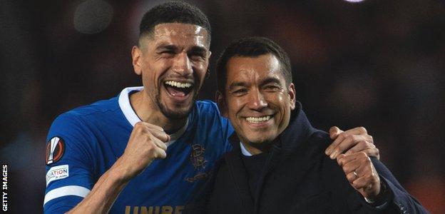 Leon Balogun and Giovanni van Bronckhorst